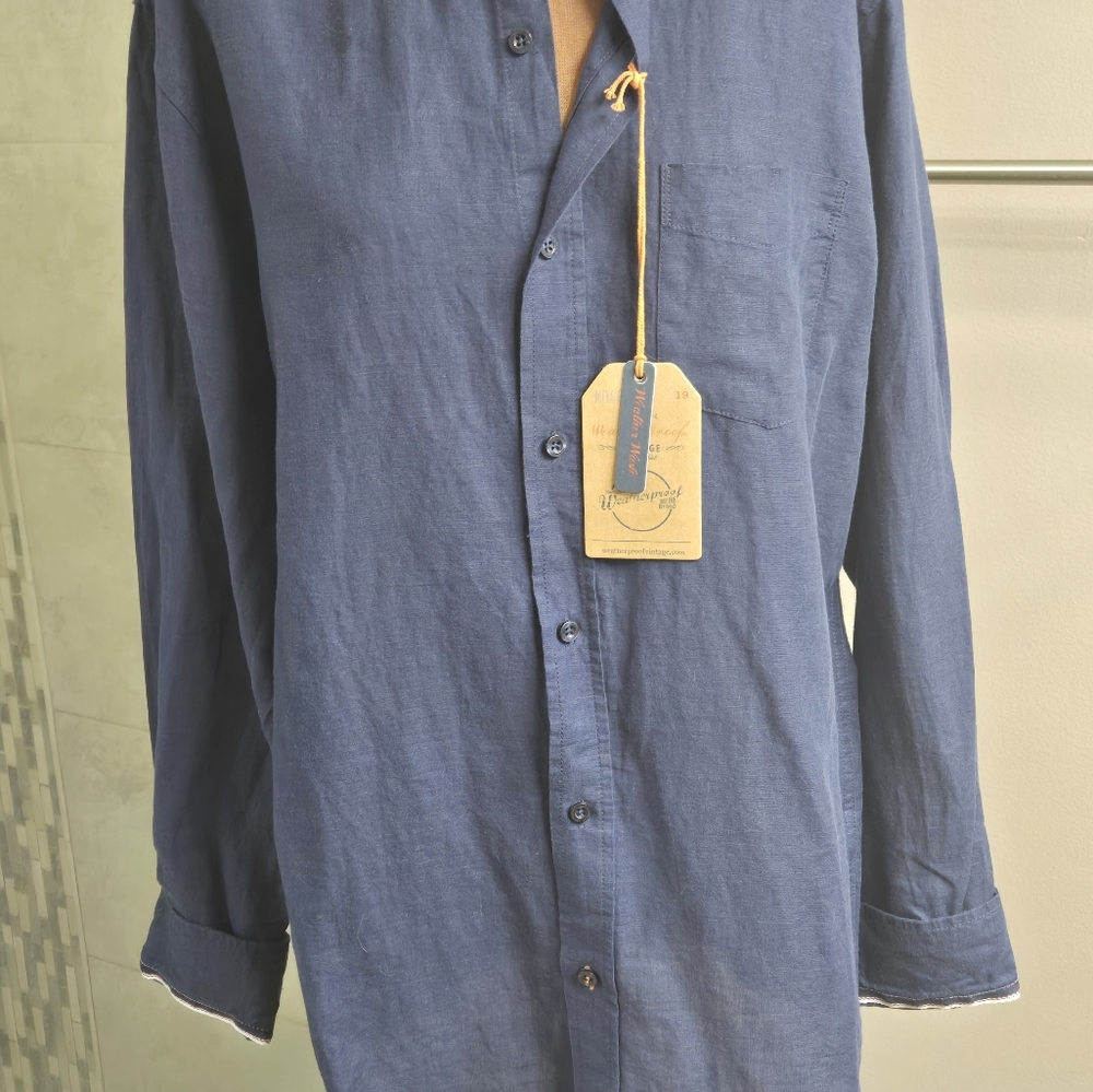 Heritage Dark Blue Vintage Shirt